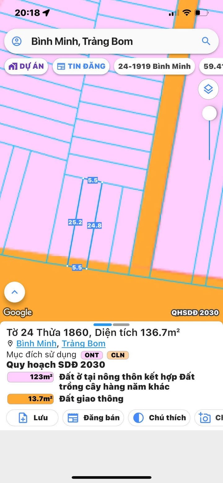Đất thổ cư 137m² tại Xã Phú Sơn, Huyện Tân Phú - Giá 1.55 tỷ - Sổ đỏ chính chủ!