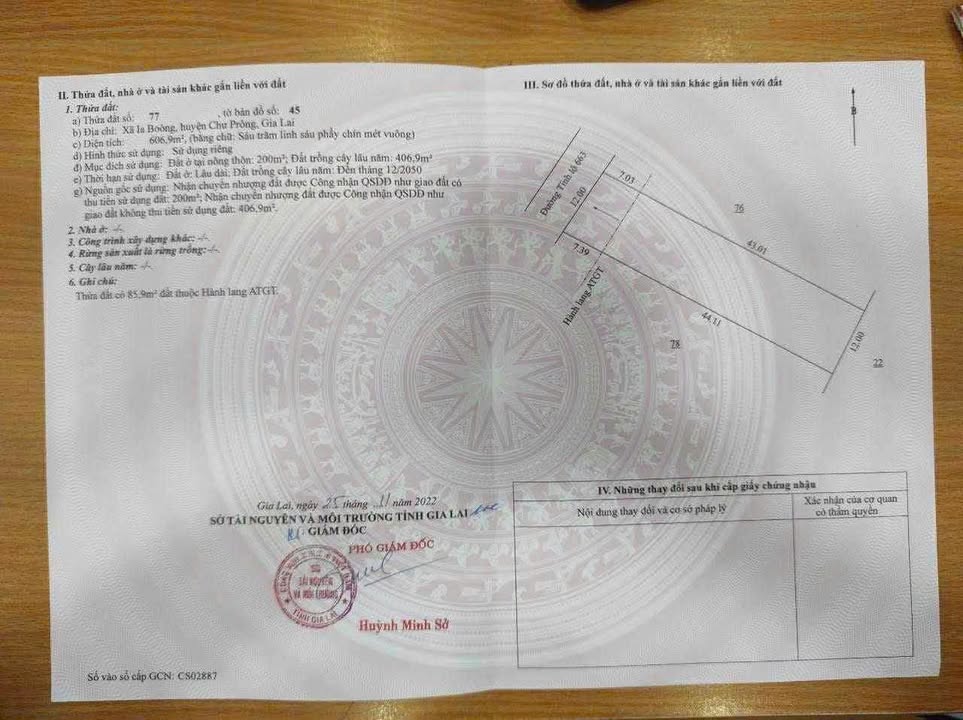 Đất thổ cư 200m² xã Ia Boòng giá 780 triệu - Đầu tư sinh lời ngay!