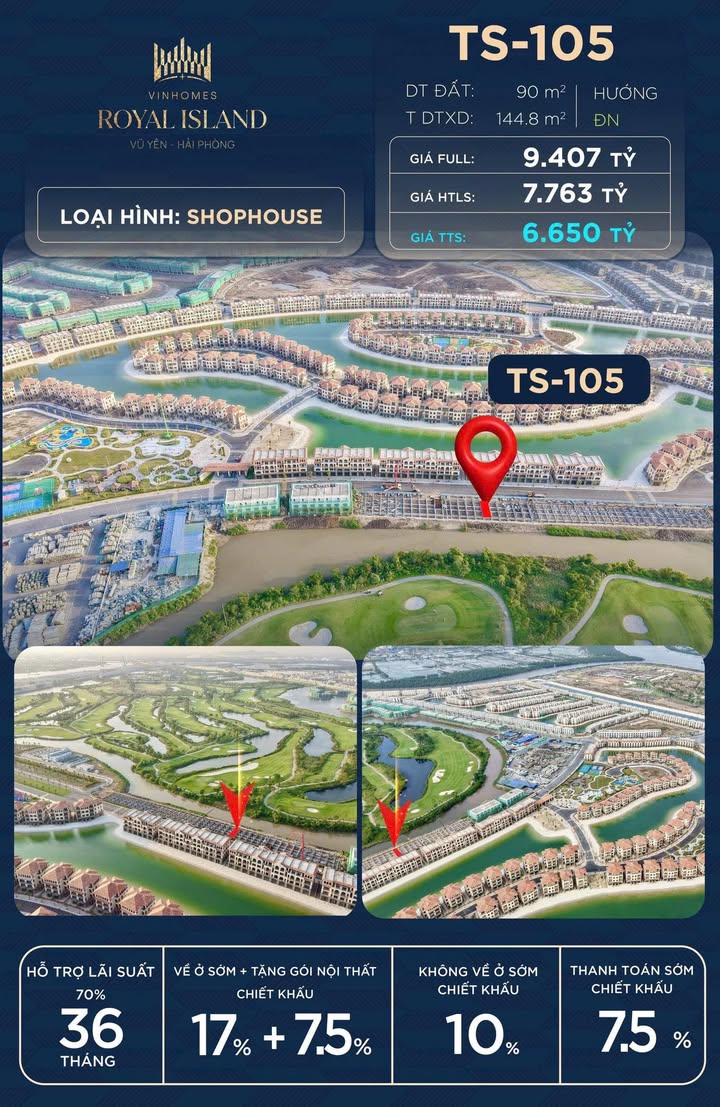 Townhouse TS-105 tại Tân Trường, Cẩm Giàng - 90m² giá 6.65 tỷ - Cơ hội đầu tư tốt!