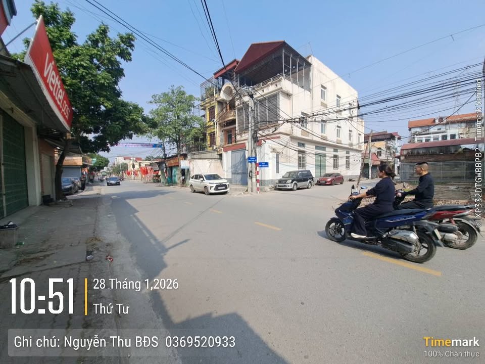 Mặt phố Hương Mạc, Từ Sơn 54.4m² - Lô góc kinh doanh hiếm có!