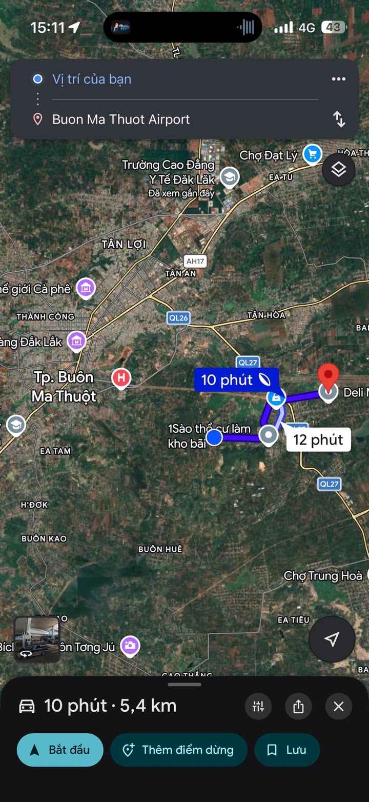 Đất nền Buôn Komleo, Đắk Lắk 550m² giá 300 triệu - Tiềm năng tăng giá cao!