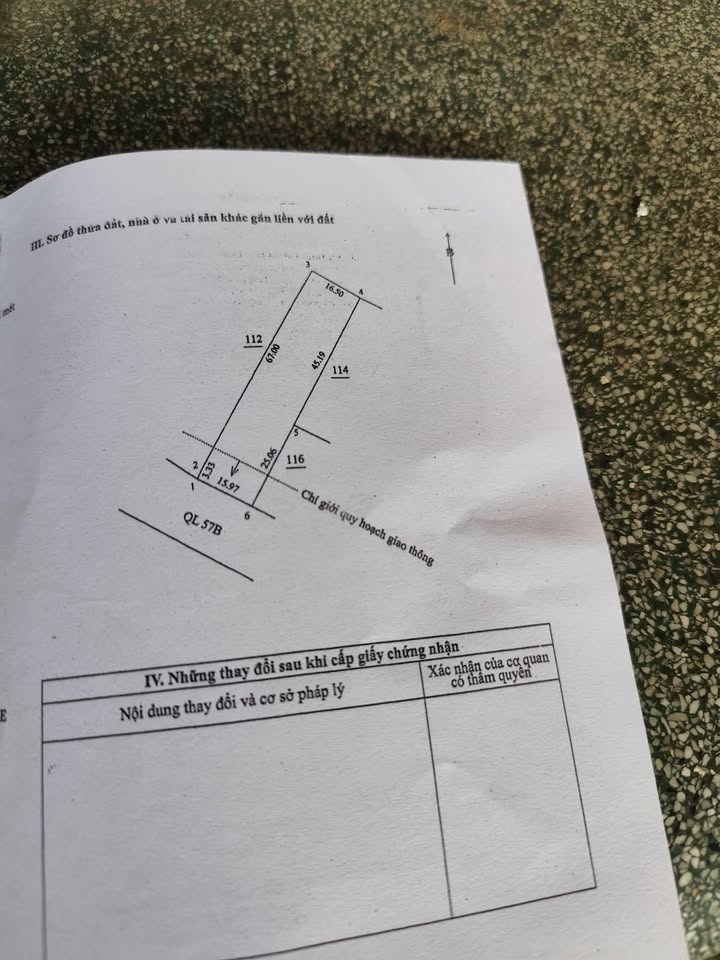 Nhà mặt tiền QL57B Vang Quới Tây 1190m² giá 4 tỷ - Đầu tư sinh lời ngay!