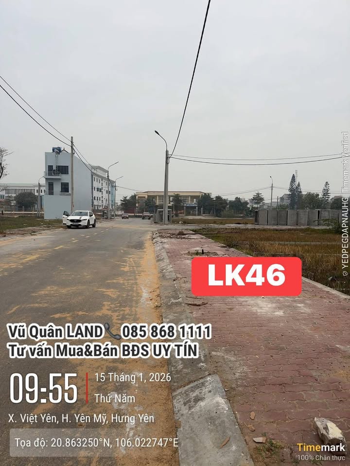 Đất nền Việt Yên, Yên Mỹ 102m² giá 3 tỷ - Sổ đỏ chính chủ, đầu tư sinh lời!