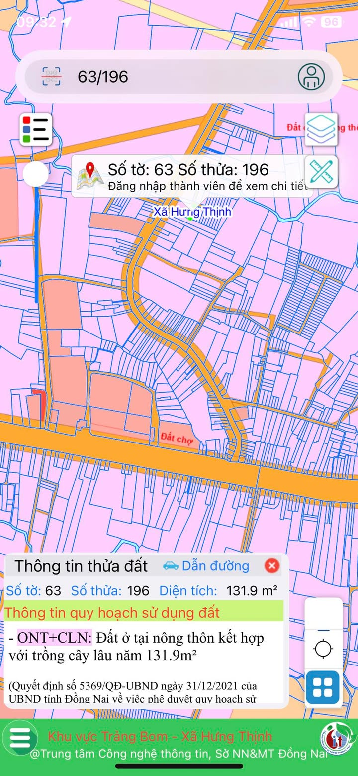 Đất nền Hưng Thịnh Trảng Bom 130m² giá chỉ 1 tỷ - Cơ hội đầu tư hiếm có!