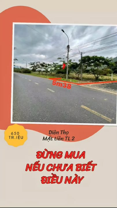 Đất quy hoạch Diên Thọ 61m² giá 650 triệu - Cơ hội đầu tư hấp dẫn!