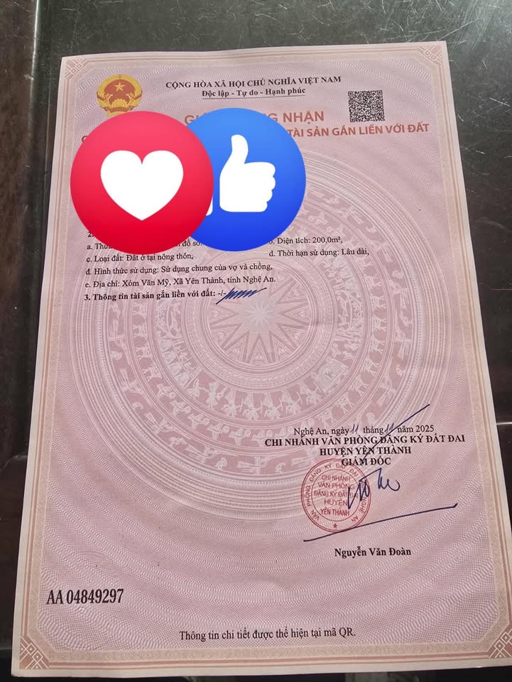 Đất nền Văn Mỹ, Văn Thành 200m² giá thỏa thuận - Đầu tư sinh lời vượt trội!