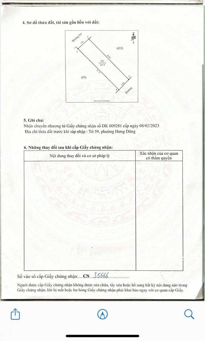 Đất nền Hưng Dũng, Thành phố Vinh 105.8m² chỉ 2 tỷ - Cơ hội vàng đầu tư!