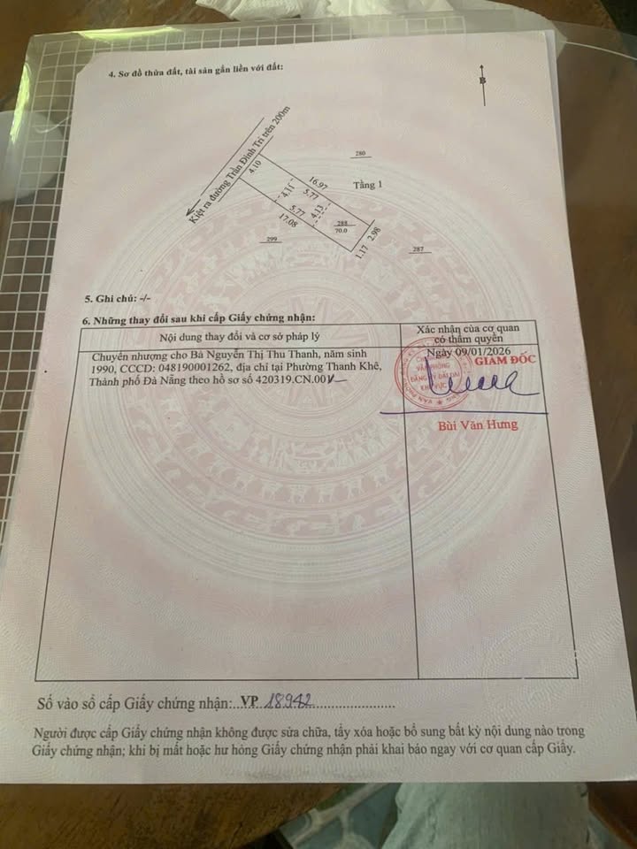 Đất nền Trần Đình Tri, Hòa Minh, 70m² giá chỉ 2.97 tỷ - Cơ hội đầu tư tuyệt vời!