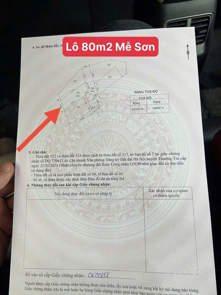 Đất nền chính chủ 80m² tại Nguyễn Trãi, Thường Tín - Giá chỉ 4.15 tỷ!