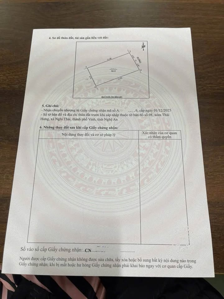 Đất nền Nghi Thái 66m² giá thỏa thuận - Đường thông thoáng, vị trí thuận lợi!