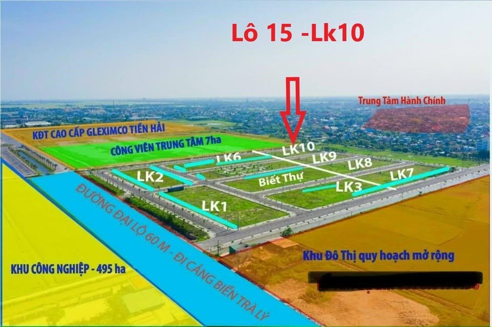 Đất nền Thị trấn Tiền Hải 108m² giá 1.4 tỷ - Đường ô tô tránh nhau