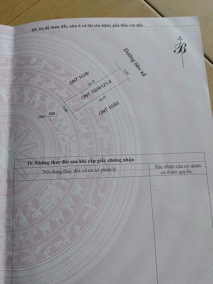 Lô đất Hương Sơn 121.6m² giá chỉ 500 triệu - Cần bán gấp!