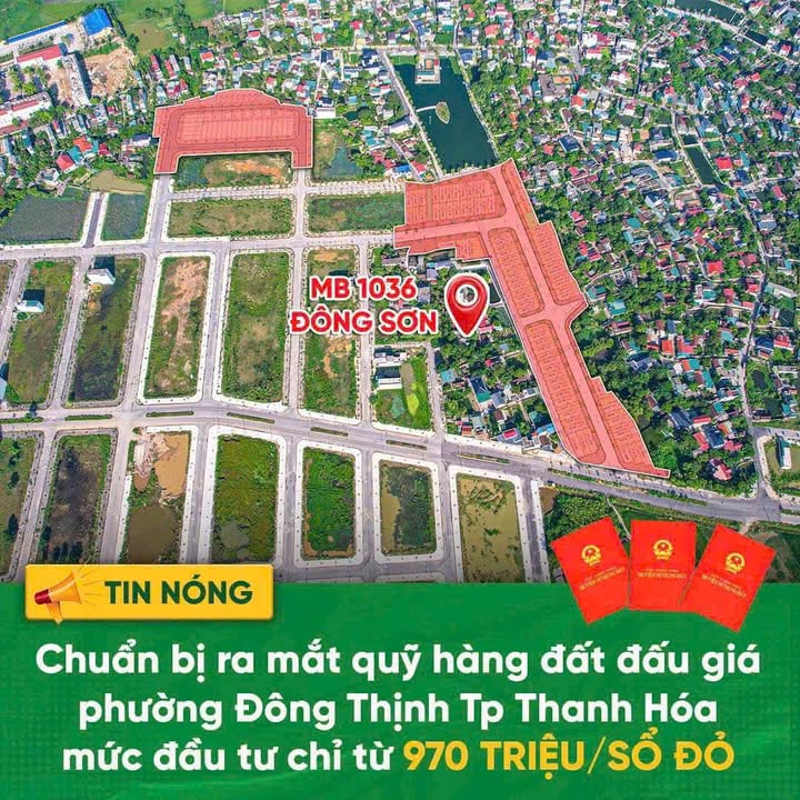 Đất nền dự án Đông Sơn Thanh Hóa 93m² giá chỉ 1.3 tỷ - Đầu tư sinh lời ngay!