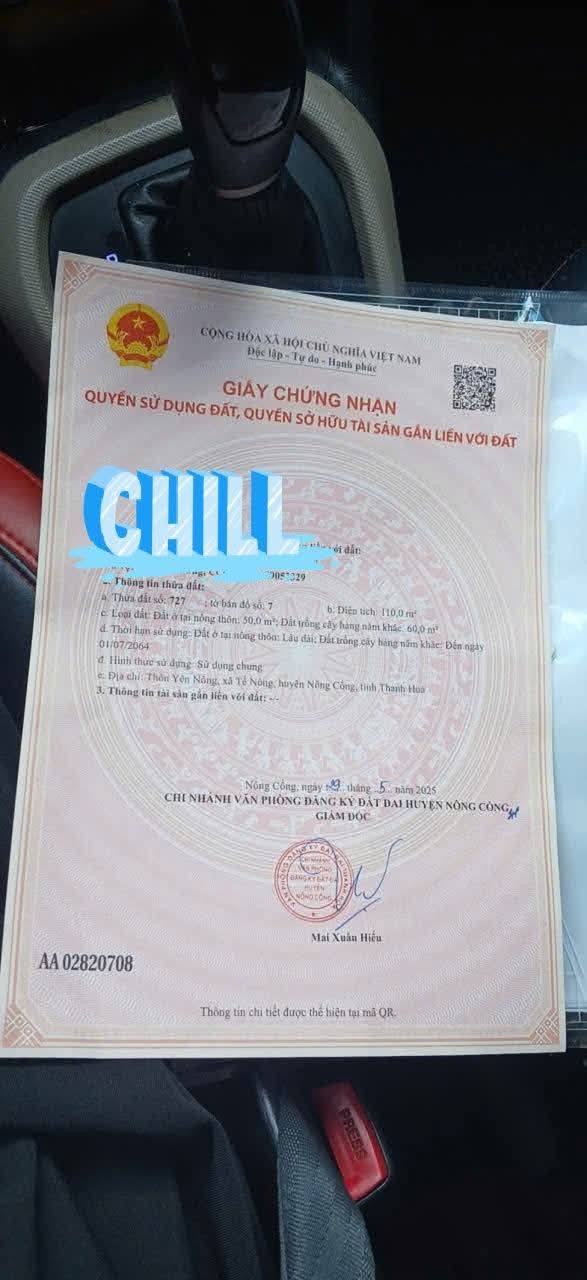 Đất nền Yên Mỹ, Nông Cống 110m² chỉ 200 triệu - Cần bán gấp!