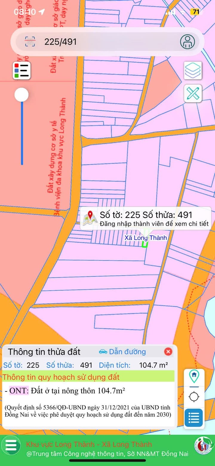 Đất thổ cư xã Long An, huyện Long Thành 105m² giá 1.6 tỷ - Đầu tư lý tưởng!
