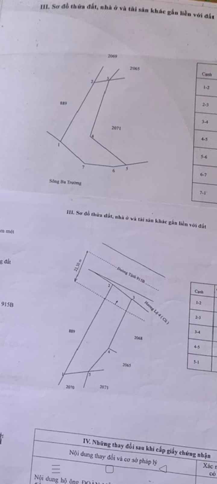Đất vườn mặt tiền đường 915B, Huyện Vĩnh Thạnh, 3.700m² - Cơ hội đầu tư hấp dẫn!