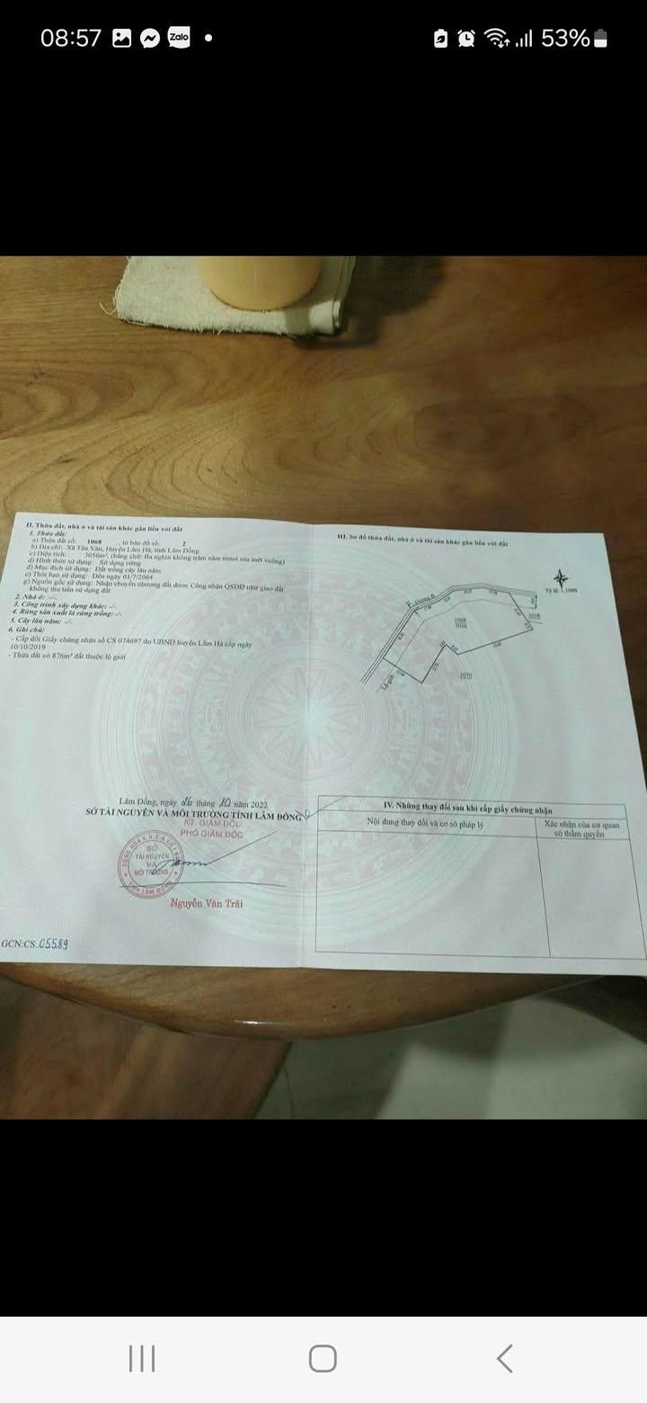 Đất nền 10800m² tại xã Tân Văn, huyện Lâm Hà giá 1.4 tỷ - Sổ đỏ chính chủ!