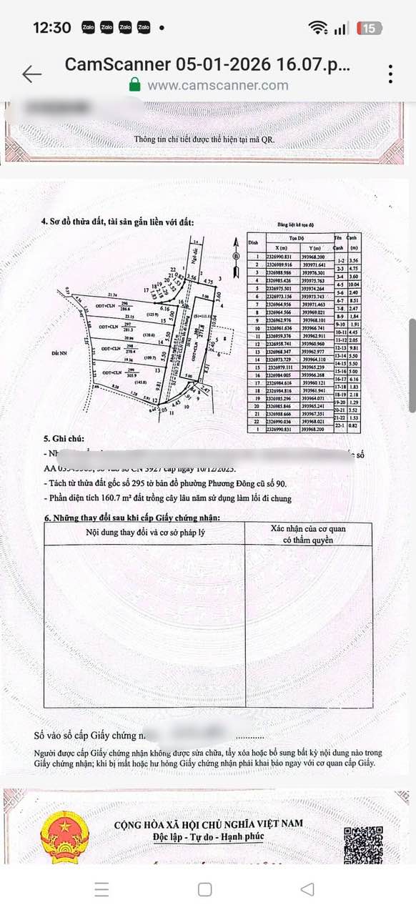 Đất nền Phường Phương Đông, Uông Bí 110m² giá 800 triệu - Gần trường học và giao thông thuận tiện!