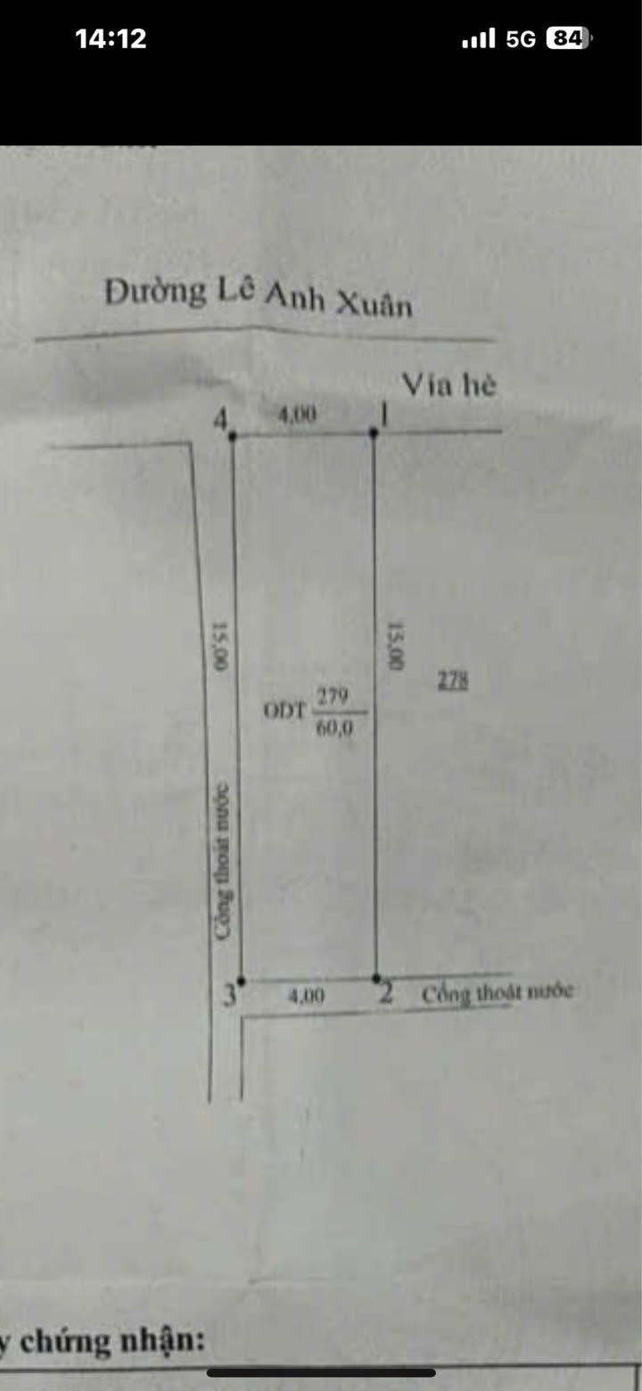 Đất nền 60m² mặt tiền Lê Anh Xuân - Giá chỉ 7.3 tỷ - Sổ đỏ chính chủ!