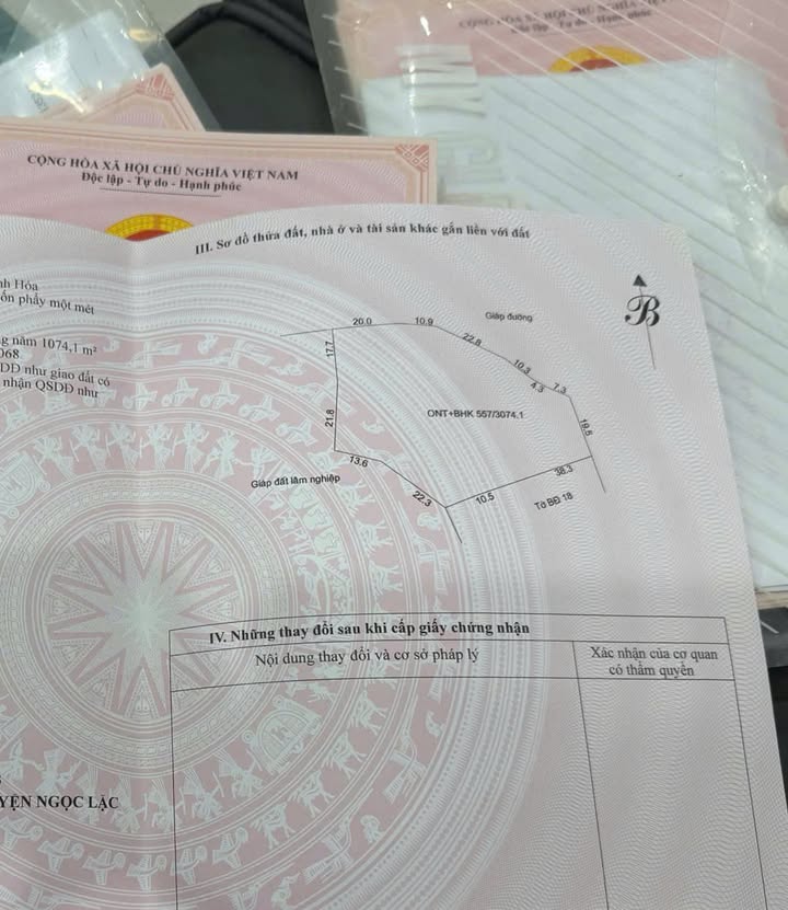 Lô đất 3000m² Ngọc Trung, Ngọc Lặc, Thanh Hóa - Giá chỉ 2 tỷ - Cơ hội đầu tư hấp dẫn!