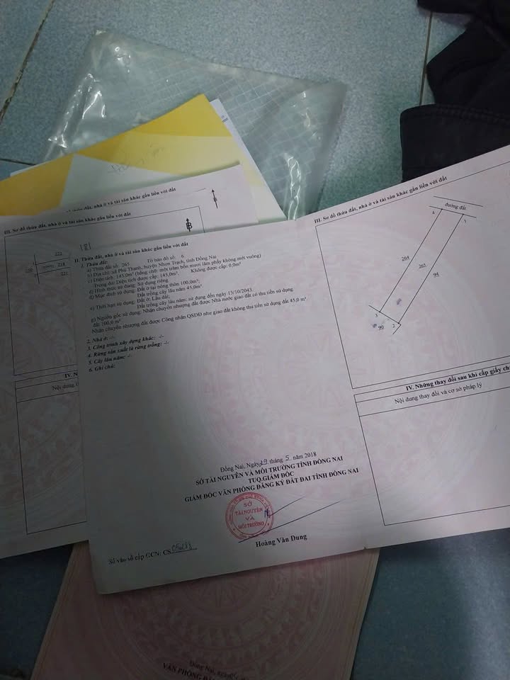 Đất thổ cư xã Đại Phước, Nhơn Trạch 140m² giá 2 tỷ - Sổ đỏ chính chủ!