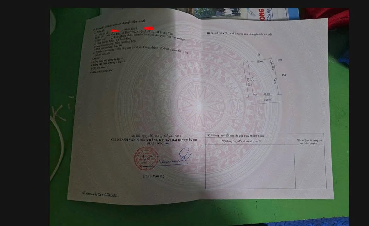 Đất nền Xã Hoàng Hoa Thám, Hưng Yên 54m² giá 1 tỷ - Đầu tư sinh lời ngay!