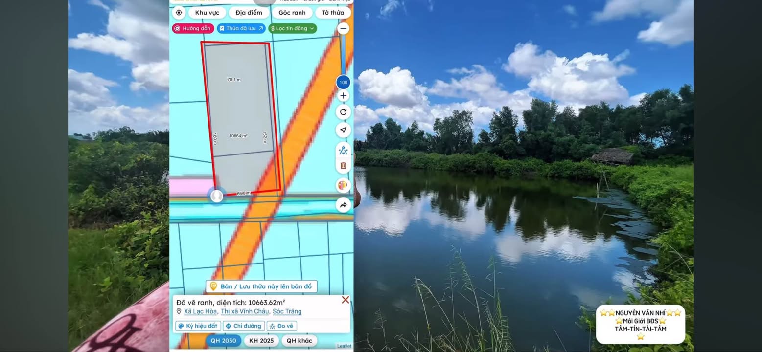 Đất nông nghiệp 9700m² tại Phường 1, Vĩnh Châu - Giá chỉ 650 triệu - Đầu tư tiềm năng!