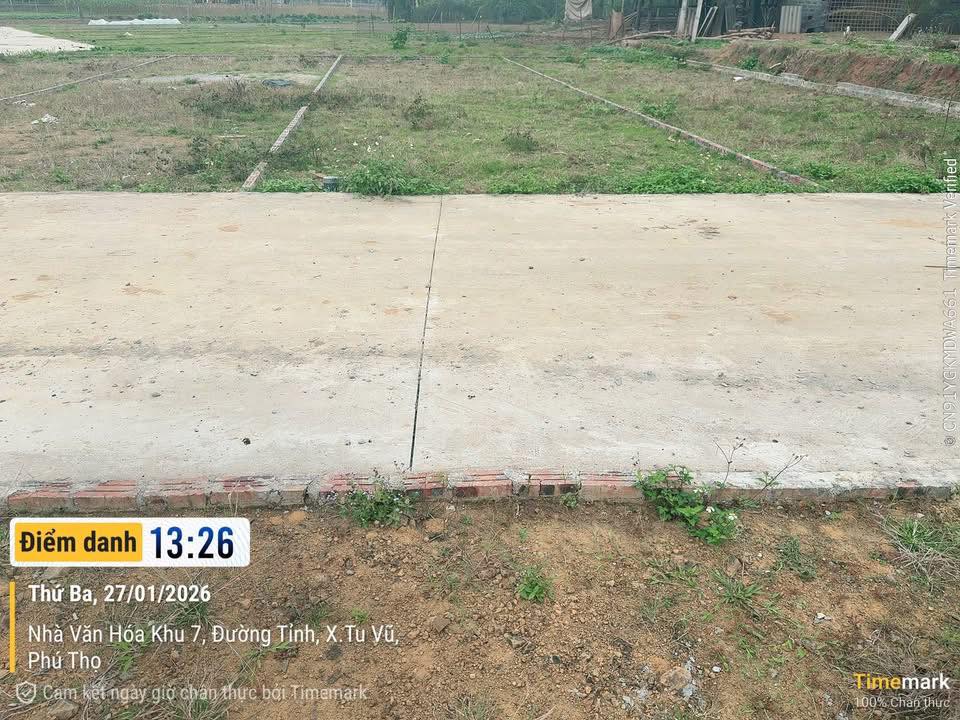 Đất nền Tu Vũ, Thanh Thủy 121m² giá 790 triệu - Tiềm năng đầu tư cao!