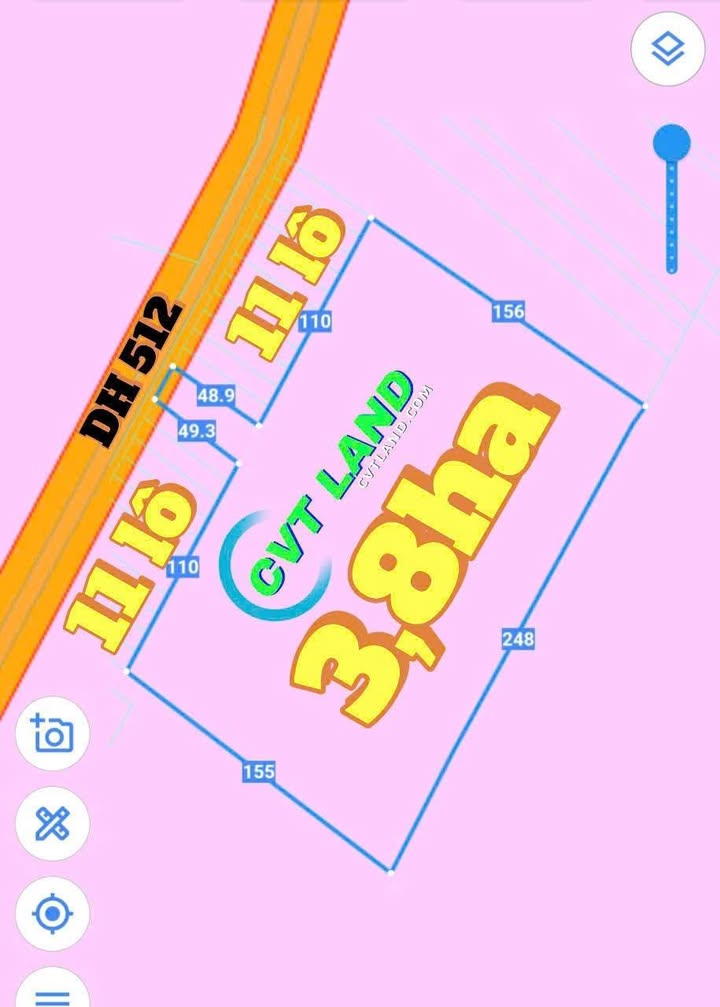 Đất thổ cư 4,8ha tại Phú Giáo - Sổ đỏ chính chủ, mặt tiền đường lớn