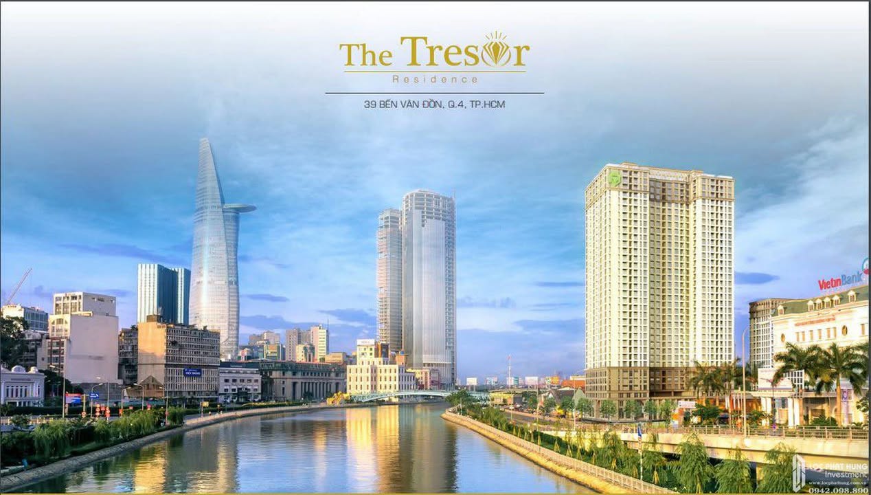 Căn hộ The Tresor Quận 4 93m² giá 10.5 tỷ - Thiết kế sang trọng, view đẹp