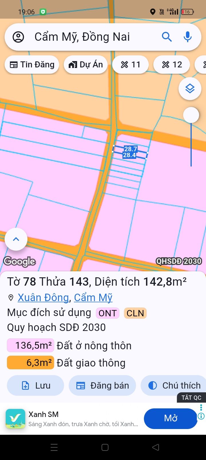Đất nền Xuân Tây, Cẩm Mỹ 142m² giá chỉ 470 triệu - Sổ đỏ chính chủ!