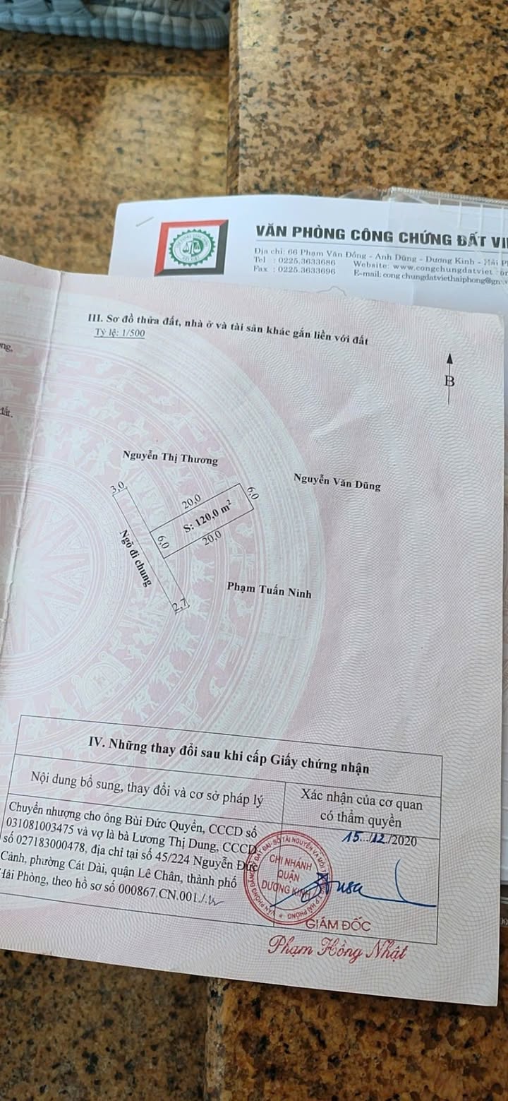 Đất nền tại Hải Thành, 120m² giá 2.52 tỷ - Ngõ ô tô thuận tiện giao thông!