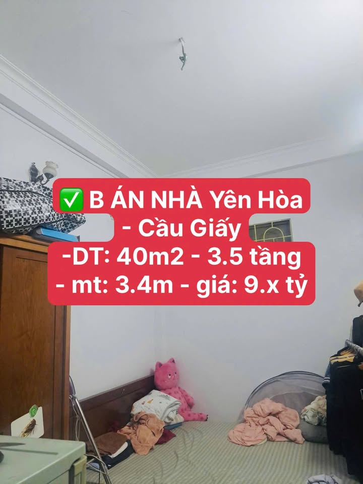 Nhà riêng Phường Quan Hoa, Cầu Giấy 40m² giá 9 tỷ - Chính chủ bán gấp!