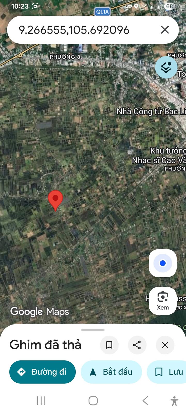 Đất nền 7000m² xã Vĩnh Hậu A, giá chỉ 651 triệu - Cách TP Bạc Liêu 900m!