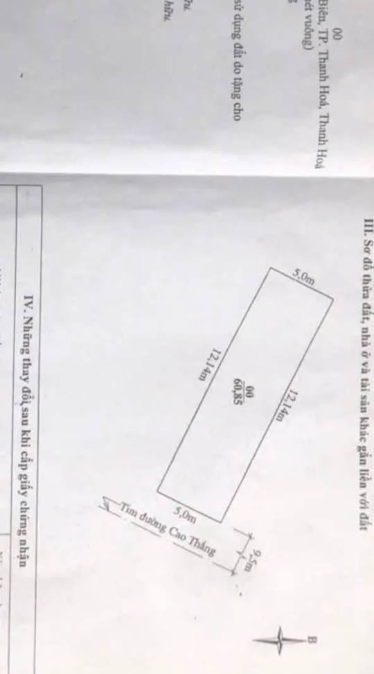Nhà phố Cao Thắng, Thanh Hóa 61m² giá 11.5 tỷ - Kinh doanh đỉnh cao!