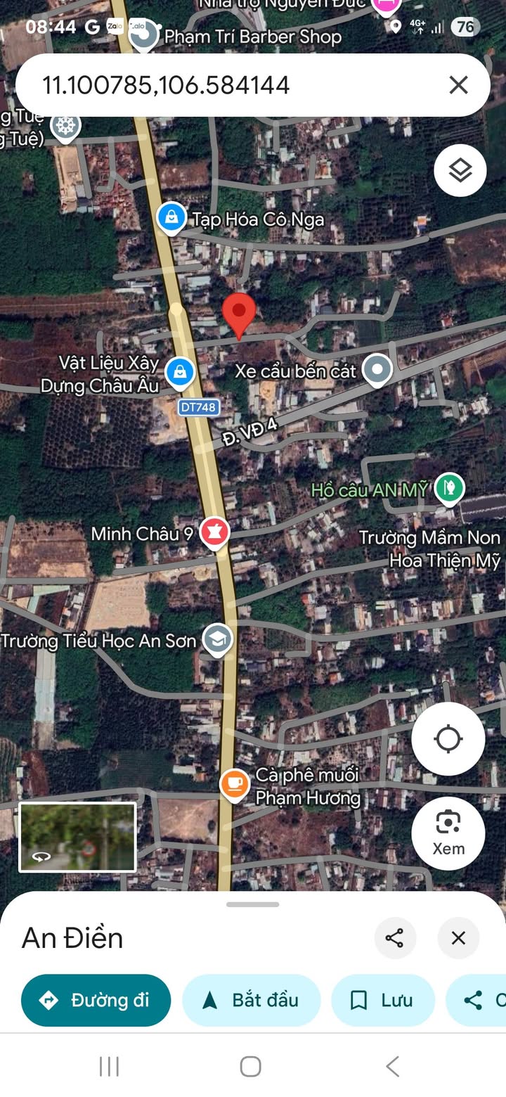 Đất nền Phường An Điền, Bến Cát 390m² giá 2 tỷ - Sổ hồng chính chủ