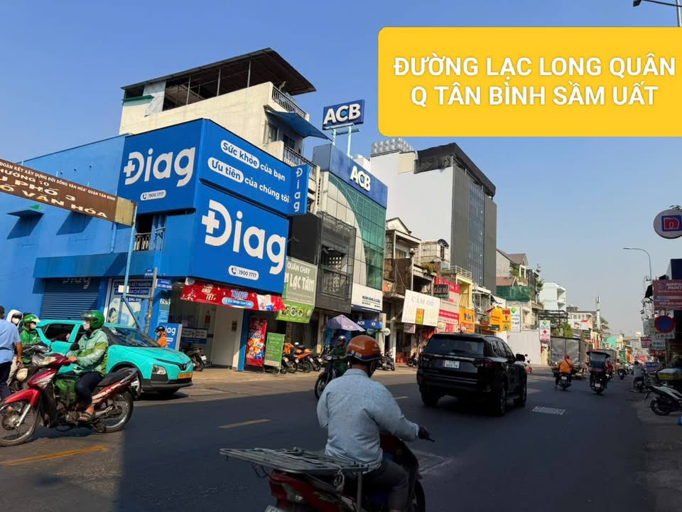 FrontHouse Lạc Long Quân Tân Bình 96m² giá 14.3 tỷ - Đầu tư sinh lời ngay!