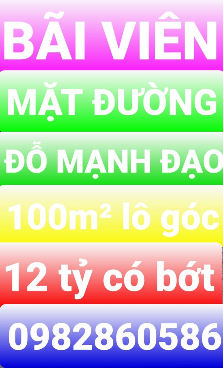Đất lô góc 100m² khu đô thị Bãi Viên, giá 12 tỷ - Cơ hội đầu tư hấp dẫn!