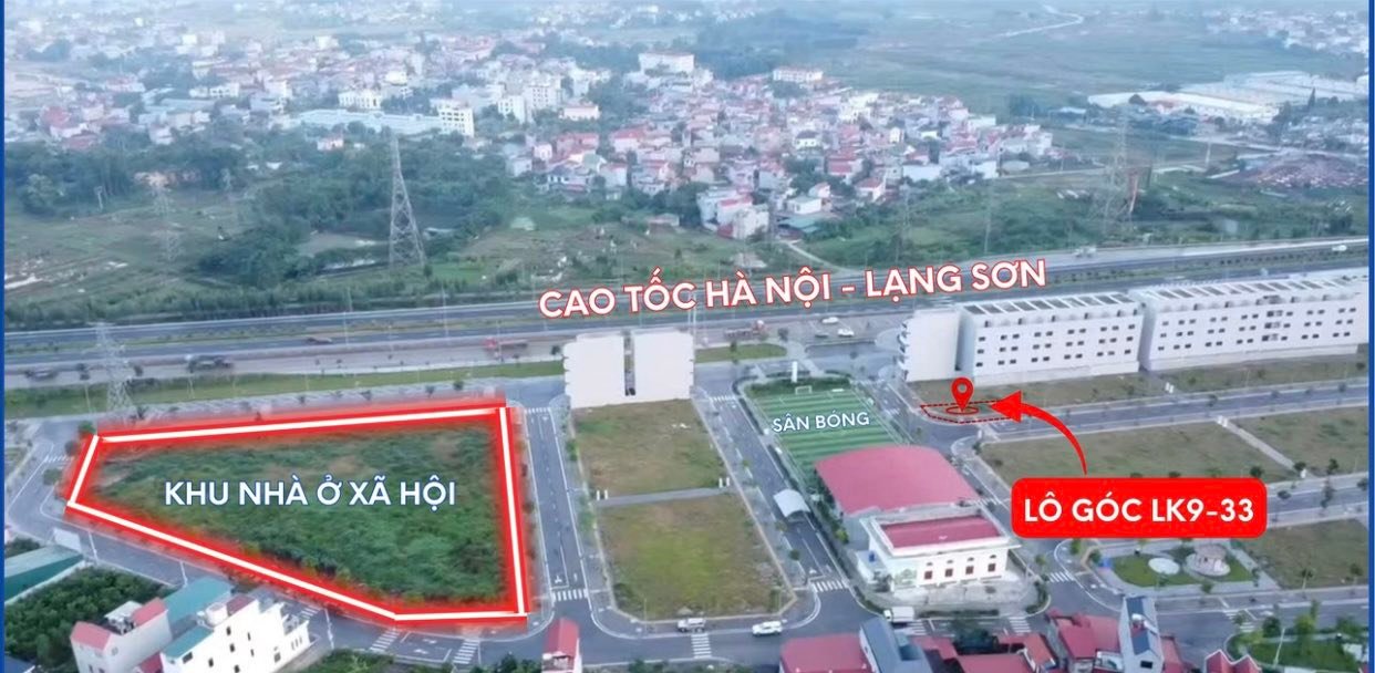 Đất nền Bách Việt 2, Bắc Giang 132m² giá 8.3 tỷ - Lô góc đắc địa cho đầu tư!