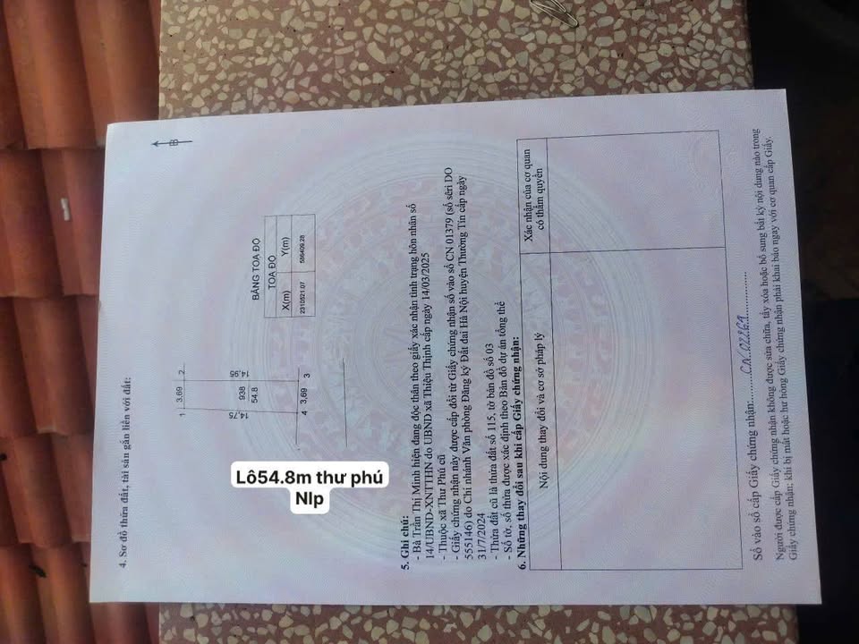 FrontHouse tại Xã Chương Dương 54.8m² giá 3.288 tỷ - Kinh doanh siêu đỉnh gần chợ!