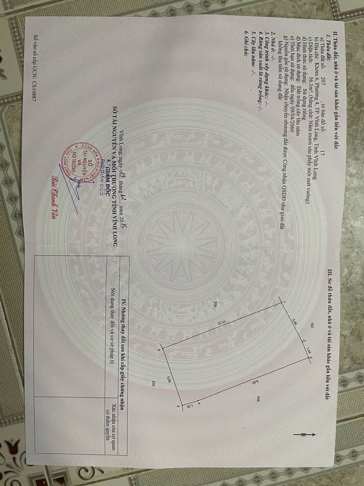 Nhà bán Phường 4, Vĩnh Long 56m² giá 400 triệu - Chính chủ bán gấp!