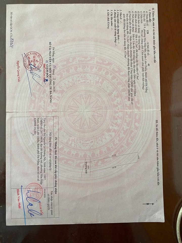 Đất thổ cư Hòa Hiệp Bắc Đà Nẵng 51.2m² - Giá tốt đầu tư lâu dài!