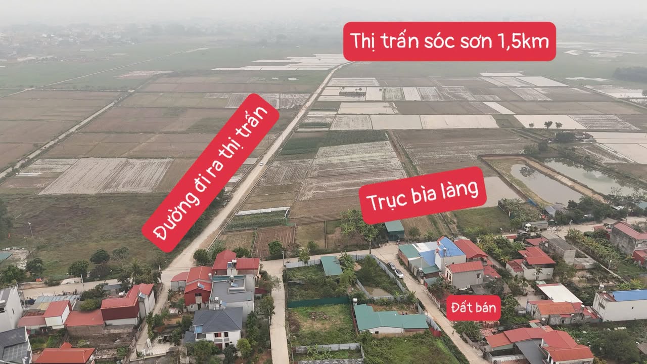 Đất thổ cư Đạc Đức, Sóc Sơn 81m² giá 2 tỷ - Đầu tư sinh lời ngay!