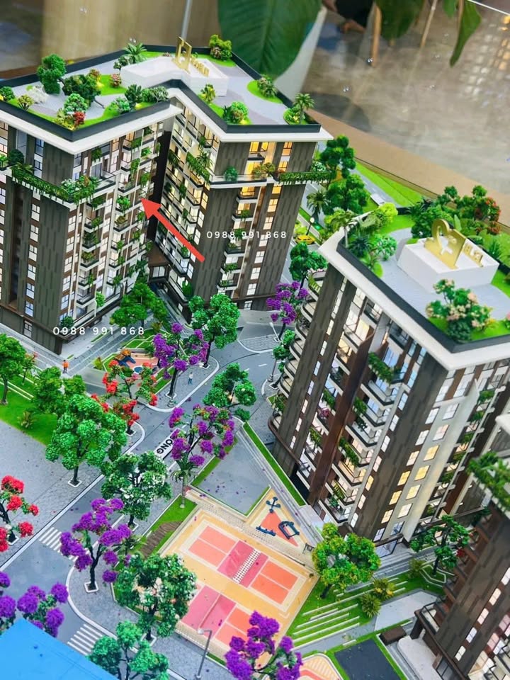 Căn hộ 2PN tại Toà E1, Chí Linh 59,3m² giá 2,609 tỷ - View công viên đẹp tuyệt!