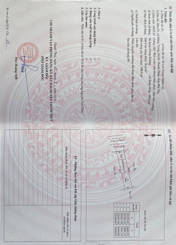 Đất nền Đồng Trung, Thanh Thủy 165m² chỉ 6xx triệu - Cơ hội đầu tư hấp dẫn!