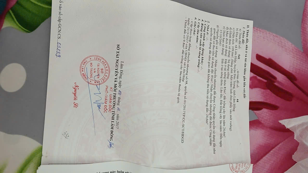 Đất thổ cư Xã Liên Hiệp, Huyện Đức Trọng 85m² - Vị trí đẹp gần trạm y tế!