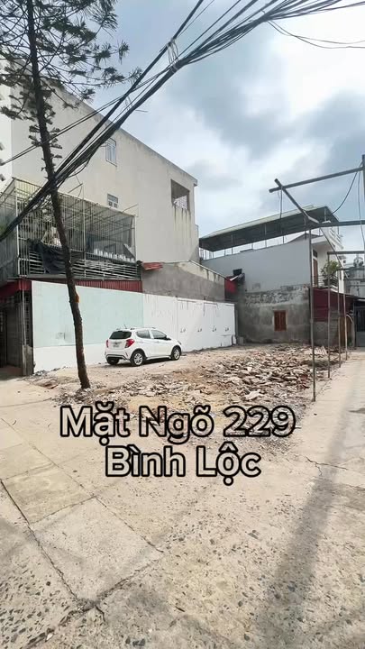 Bán đất lô góc Ngõ 229 Bình Lộc, Tân Bình, 46.6m² - Hướng Đông tứ trạch