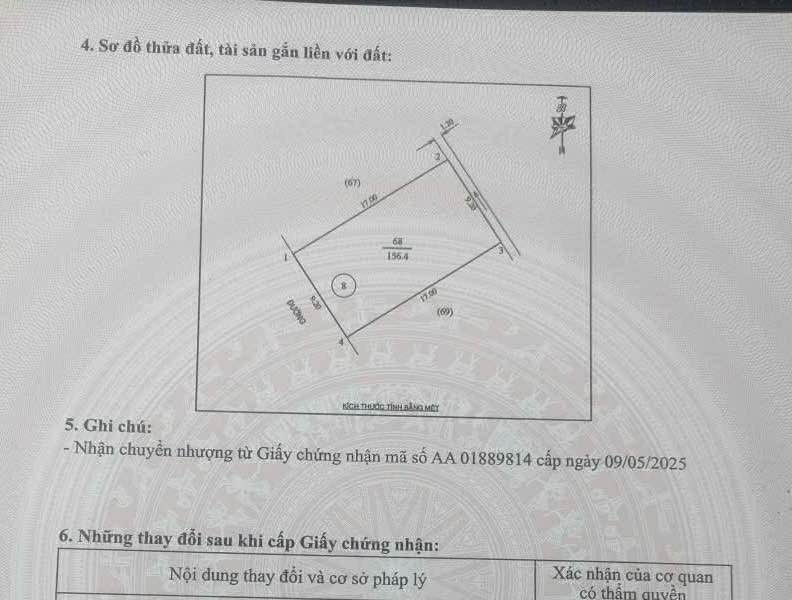 Đất nền Đông Vĩnh 156.4m² giá thỏa thuận - Mặt tiền rộng, vị trí đắc địa
