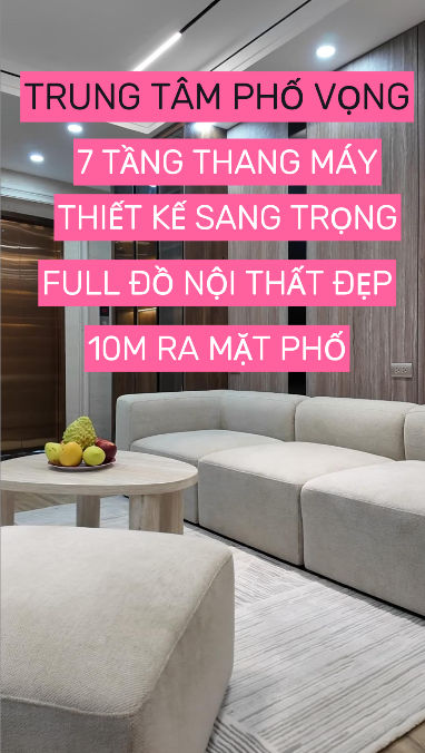 Nhà phố Vọng, Quận Hai Bà Trưng 36m² giá 12 tỷ - Full nội thất, thang máy hiện đại!