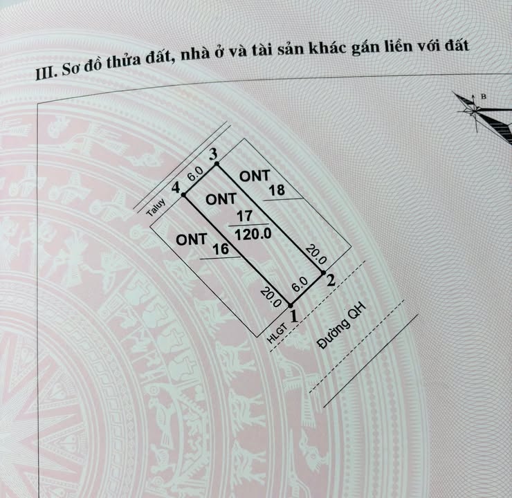 Đất thổ cư 120m² tại xã Hà Lộc, Phú Thọ giá 1 tỷ - Đầu tư sinh lời cao!